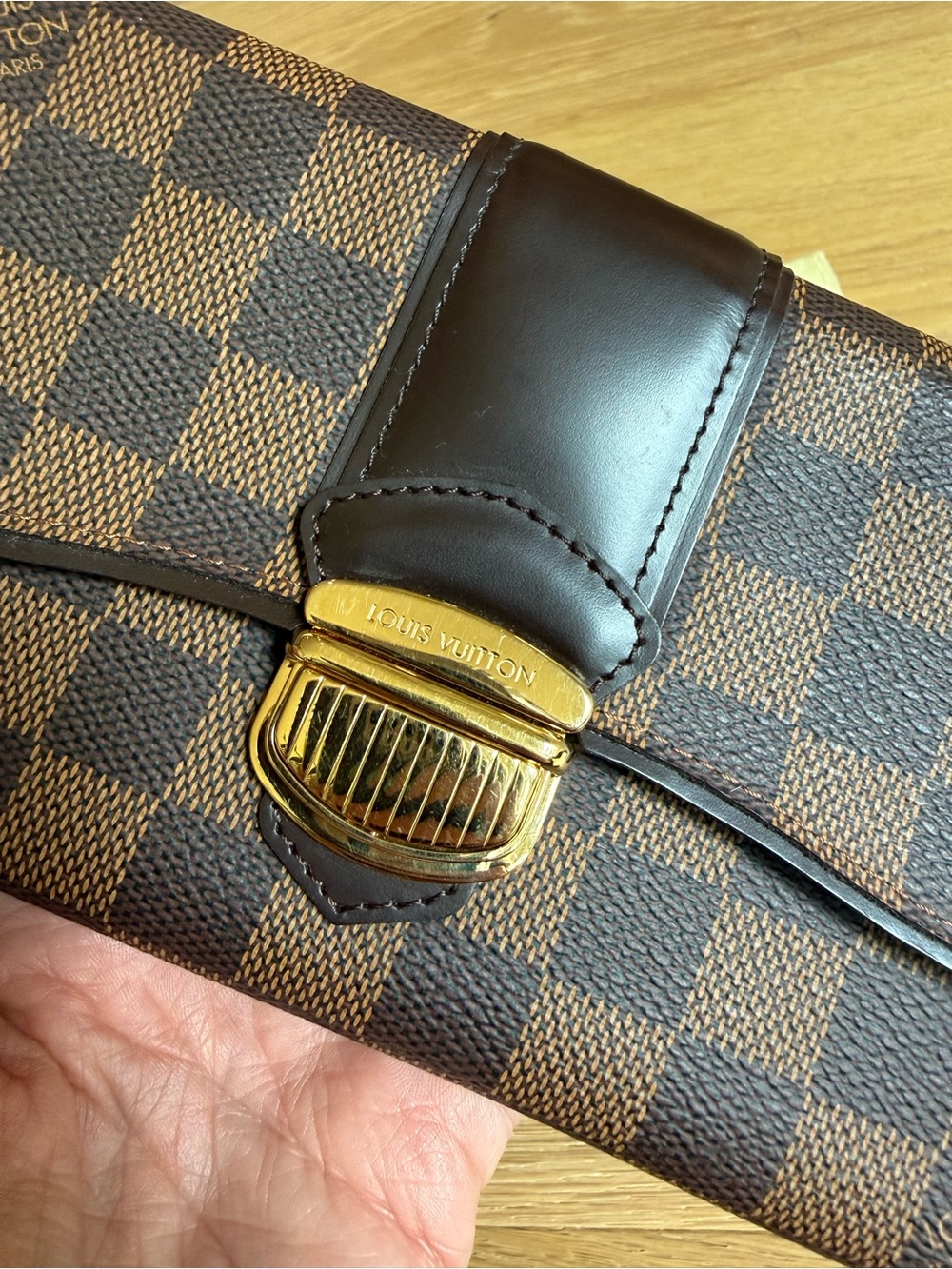Louis Vuitton Brown Damier Ebene Portefeuille Sistina Wallet 2009 - Picture 6 of 15